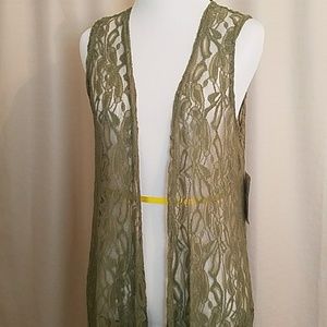 Olive Green Lace LuLaRoe Joy